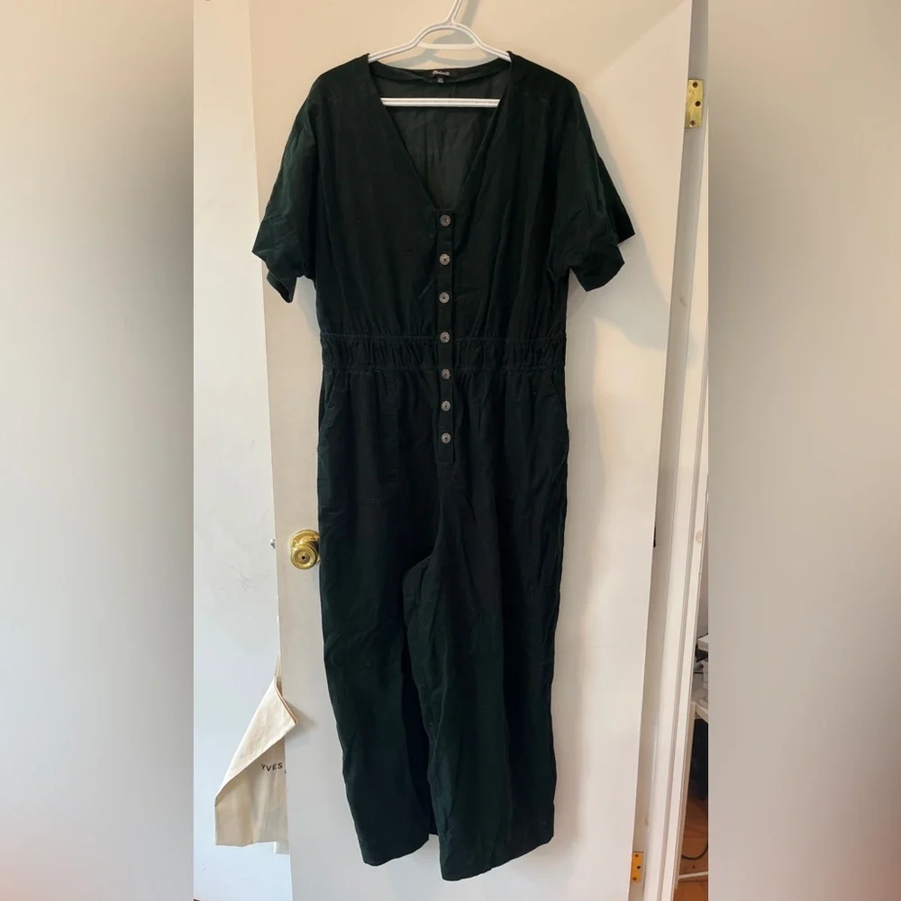 Corduroy Sophia Straight-Leg Jumpsuit - Picture 2 of 2
